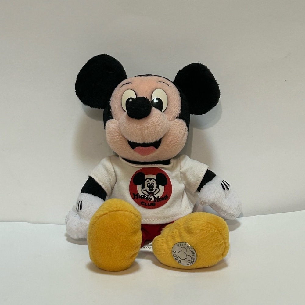 Walt Disney World 2000 Exclusive Mickey Mouse Club Millennium Bean Bag Plush